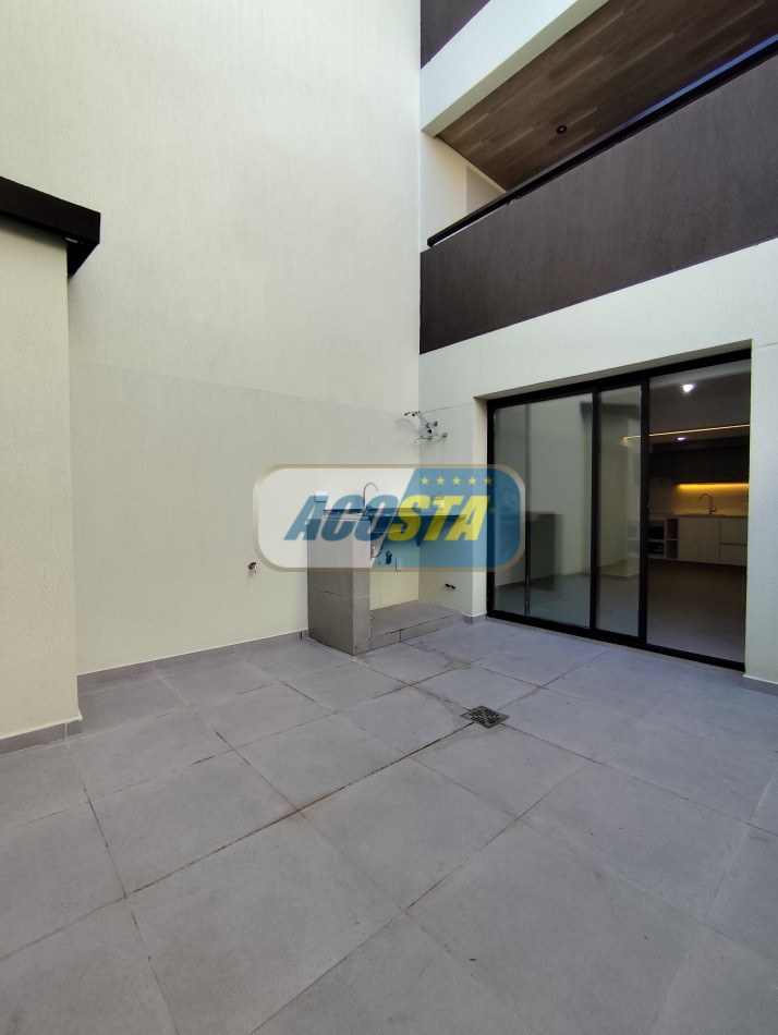 DEPARTAMENTO A ESTRENAR, 1 AMB CON PATIO, POSESION INMEDIATA